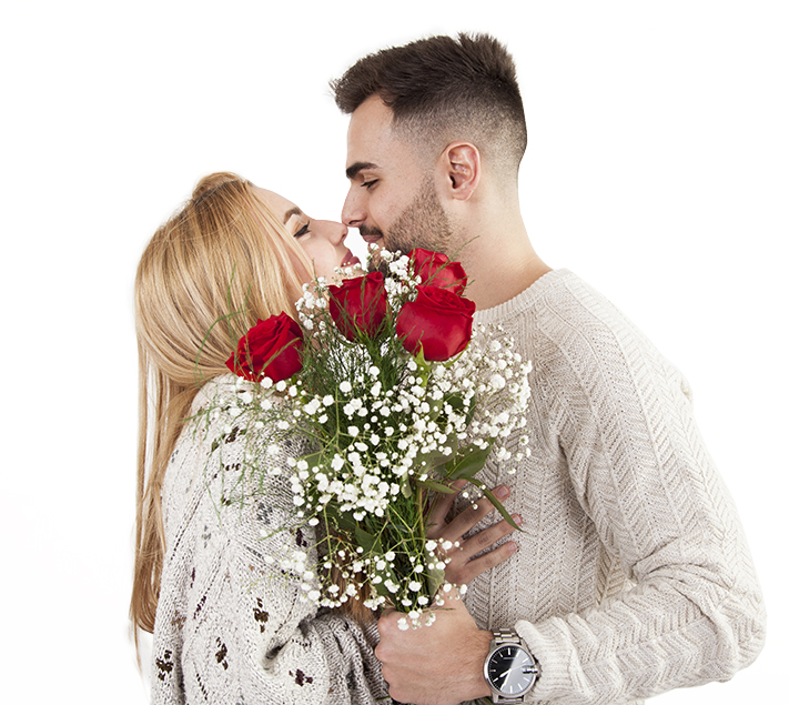 presente buquê rosa